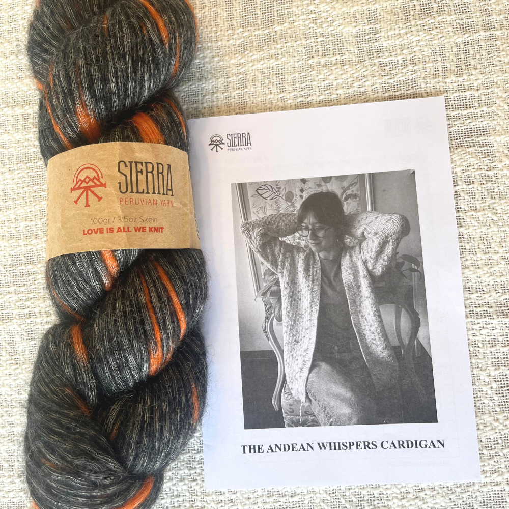Andean Whispers Cardigan - Knitting Kit