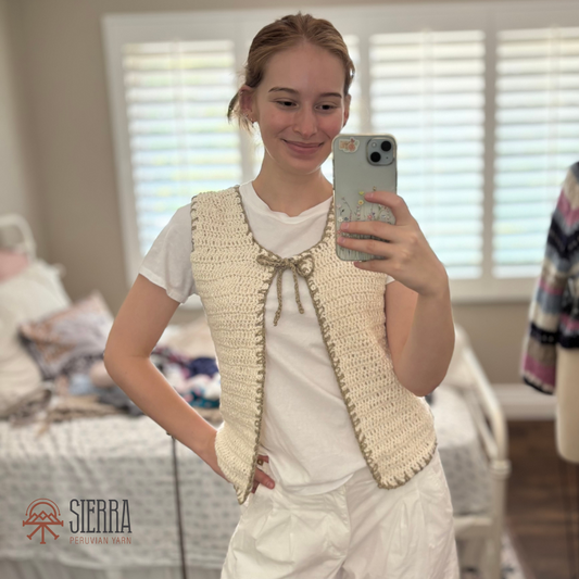 Edgewise Vest - Beginner's Crochet Kit
