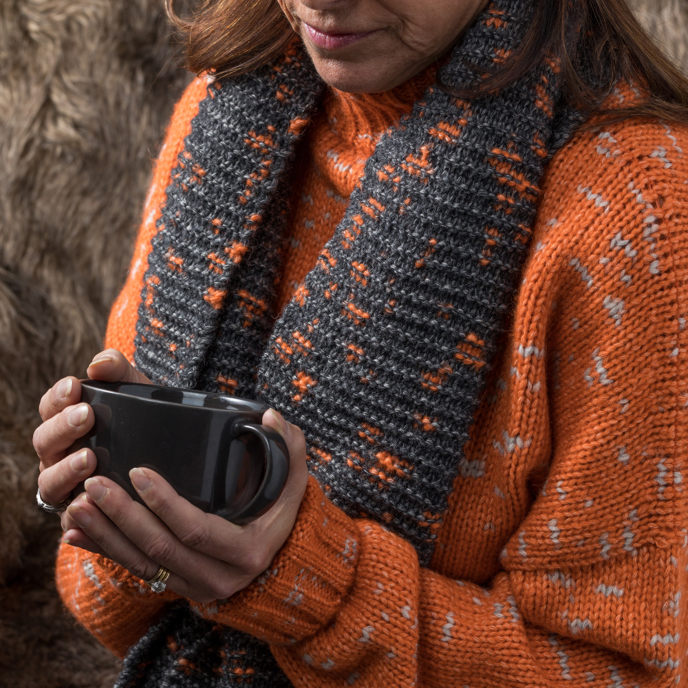 The Aurora Scarf - Knitting Kit