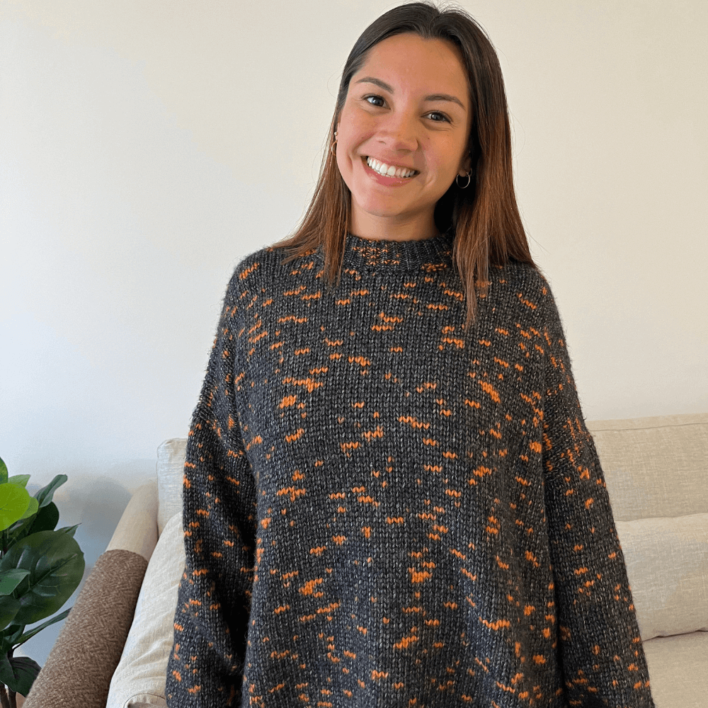 Alpaca Hug Oversize Sweater - Knitting Kit