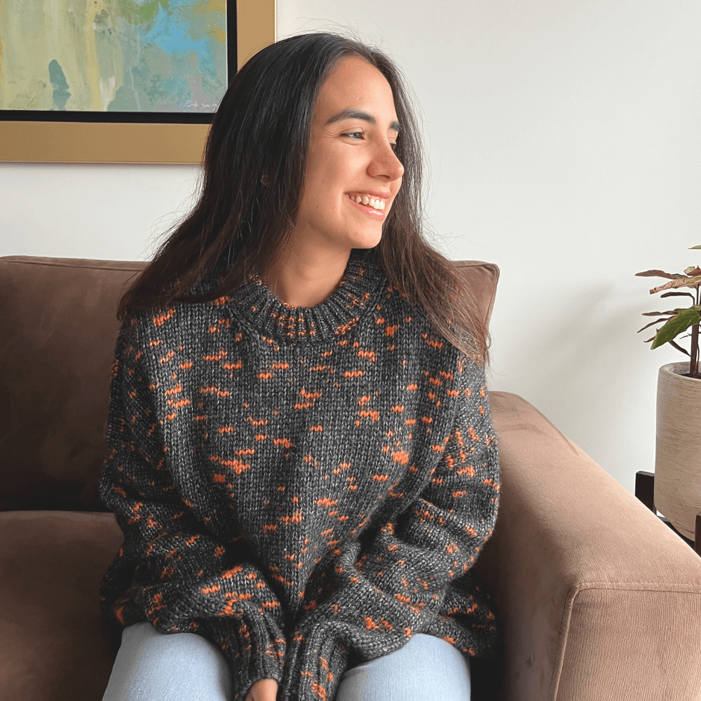 Alpaca Hug Oversize Sweater - Knitting Kit