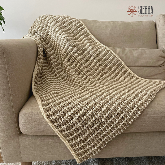 Moonbloom Baby Blanket - Beginner's Knitting Kit