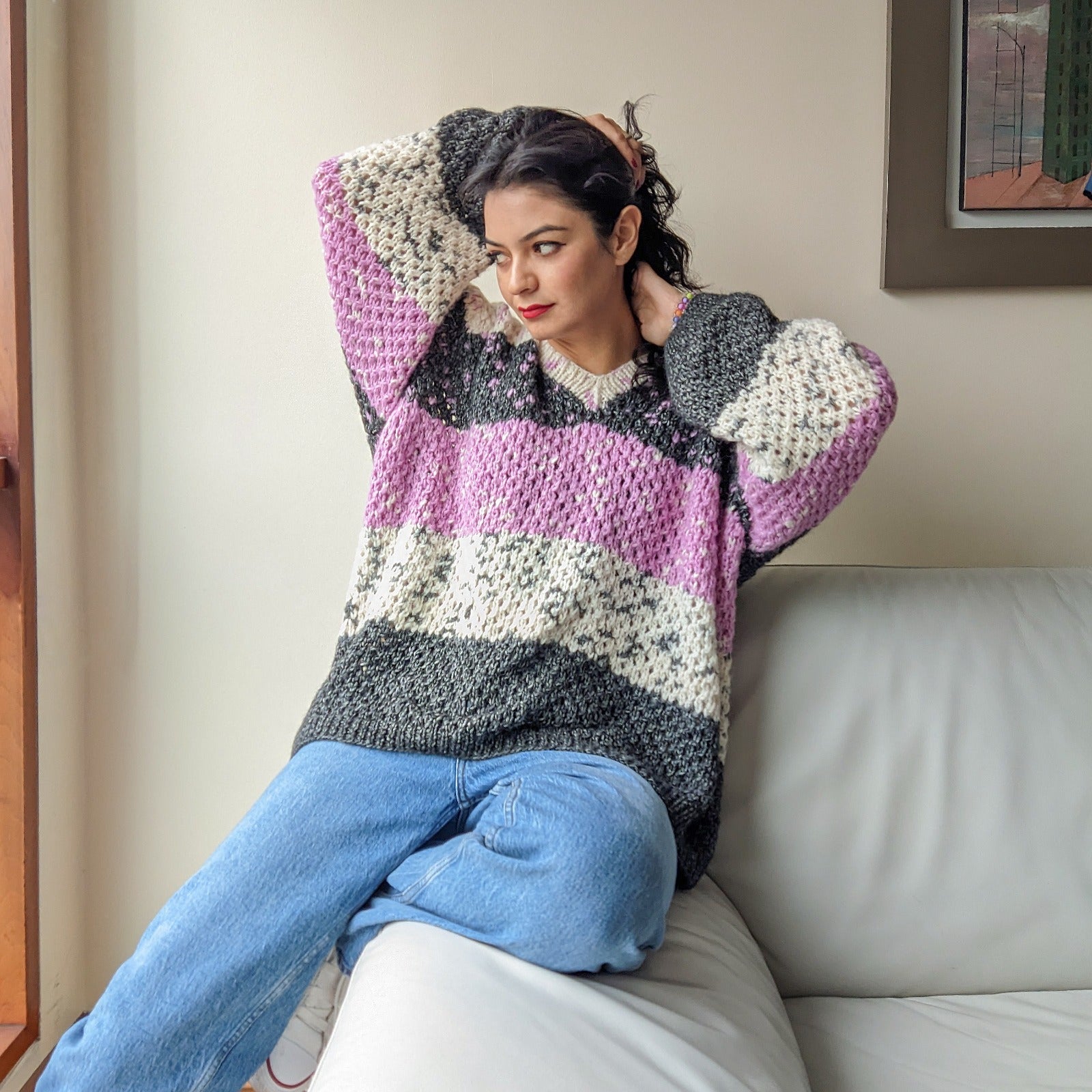 Betty Oversize Sweater - Sierra Yarn