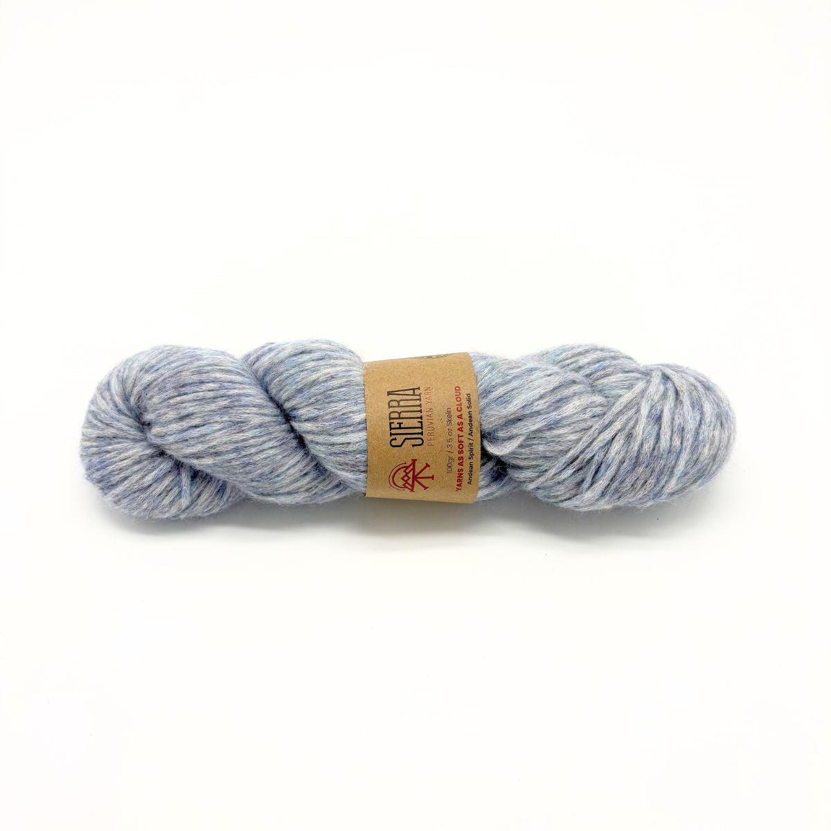 Yarn for Knitting Kit in light blue Baby Alpaca Pima Cotton Cloudtouch Blend