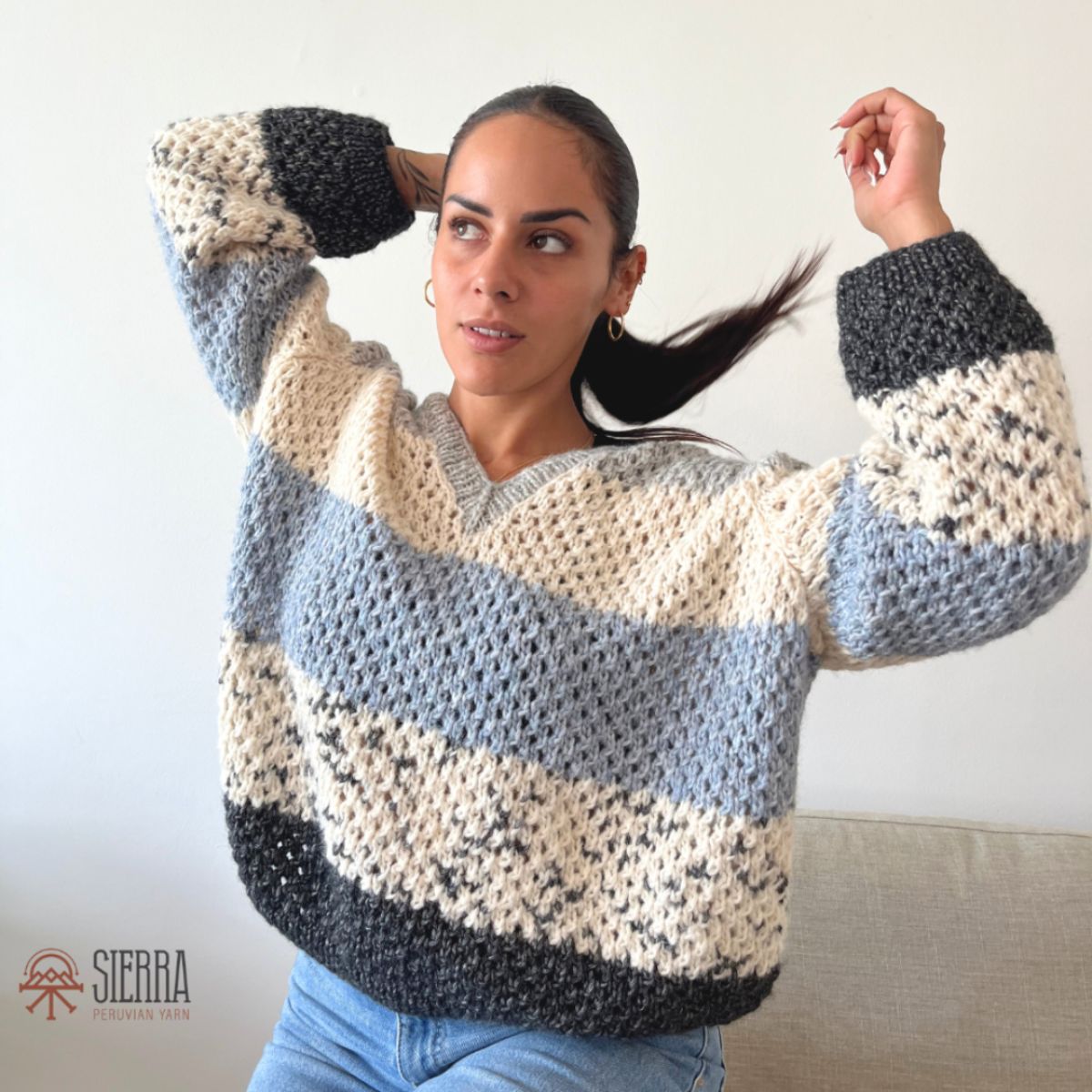 Betty Oversize Sweater - Knitting Kit – Sierra Yarn