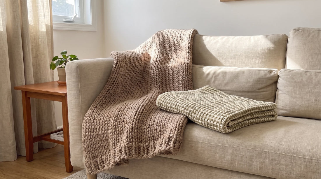 How to Knit a Blanket: From Cast-On to Bind-Off With Baby Alpaca-Pima Cotton