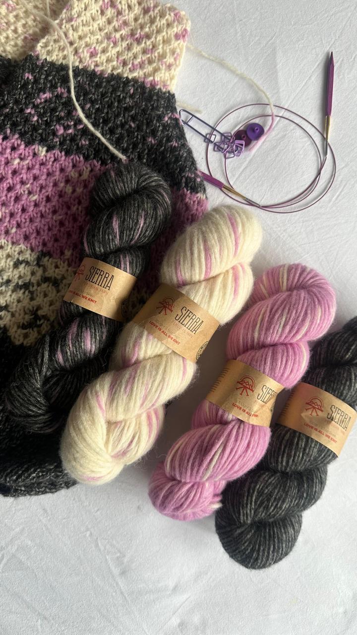 The Journey Scarf - Beginner Knitting Kit – Sierra Yarn