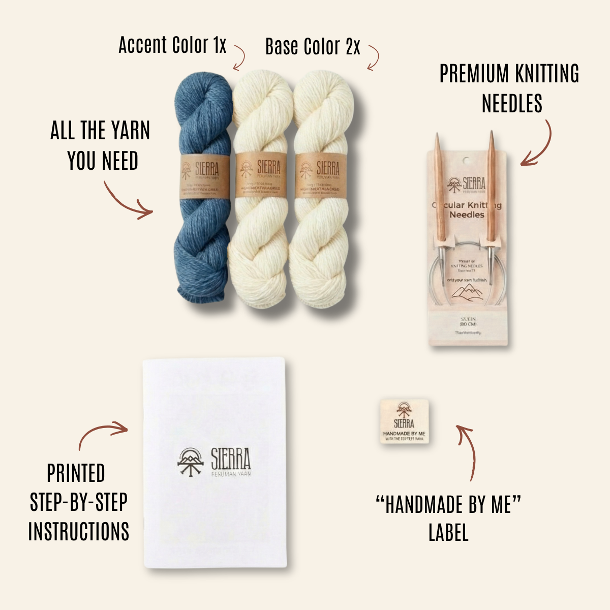 The Minimal Tee Top - Knitting Kit