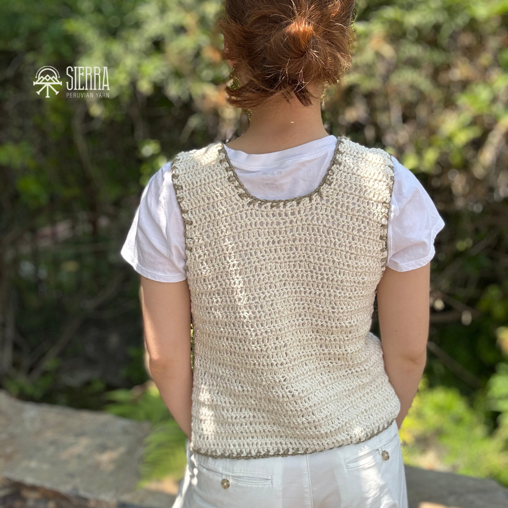 Edgewise Vest - Beginner's Crochet Kit