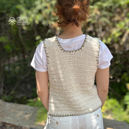 Edgewise Vest - Beginner's Crochet Kit