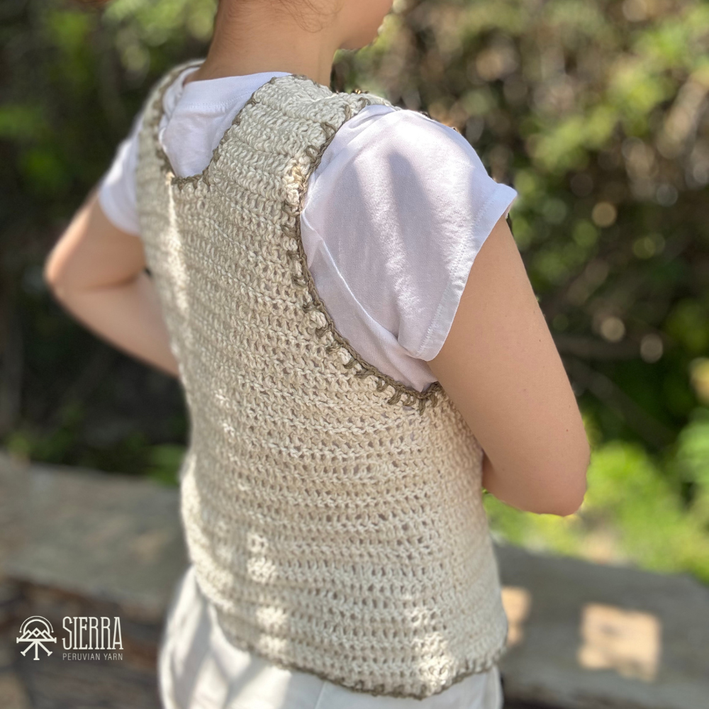 Edgewise Vest - Beginner's Crochet Kit
