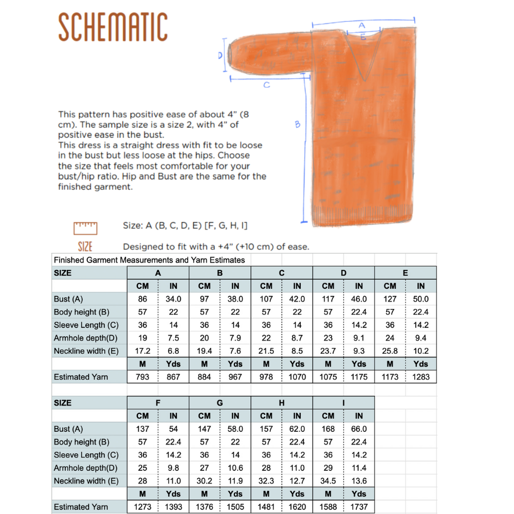Cantua - Oversize Dress Knitting Kit