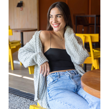 Solid Whispers Cardigan - Knitting Kit