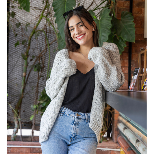 Solid Whispers Cardigan - Knitting Kit