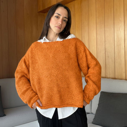 Sweet Rose Sweater - Beginner's Knitting Kit