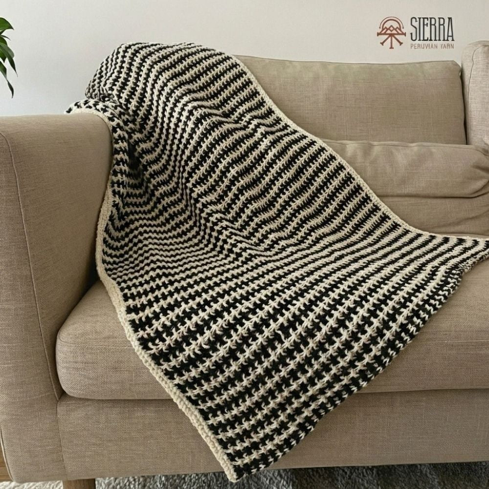 Moonbloom Baby Blanket - Knitting Kit