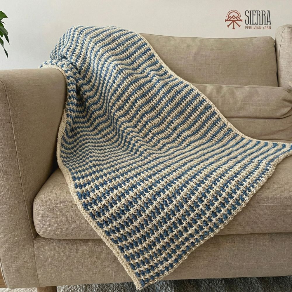 Moonbloom Baby Blanket - Knitting Kit