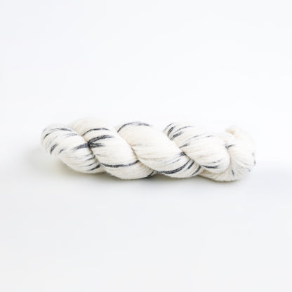 White and Grey Knitting Kit Alpaca Oversize Sweater