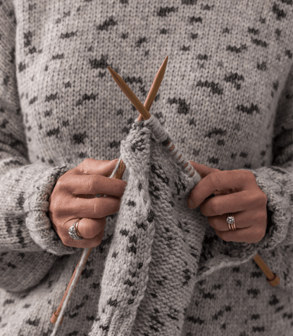 Pattern Only Alpaca Hug Oversize Sweater