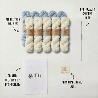 California Waves Blanket - Crochet Kit