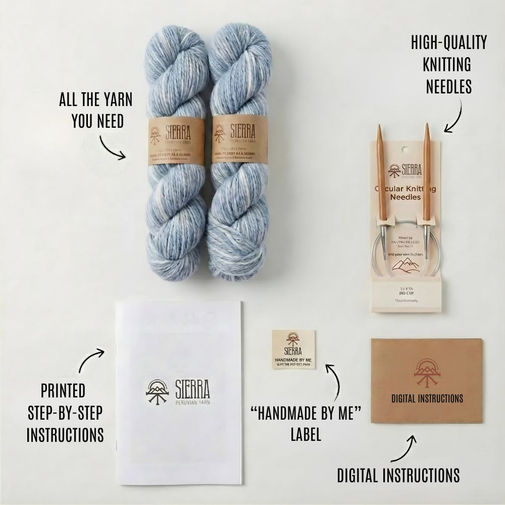 All Season Cowl - Beginner's Knitting Kit