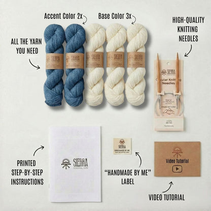 Moonbloom Baby Blanket - Knitting Kit