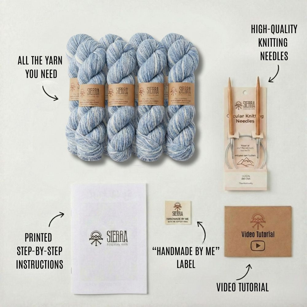 DreamCloud Blanket - Beginner's Knitting Kit