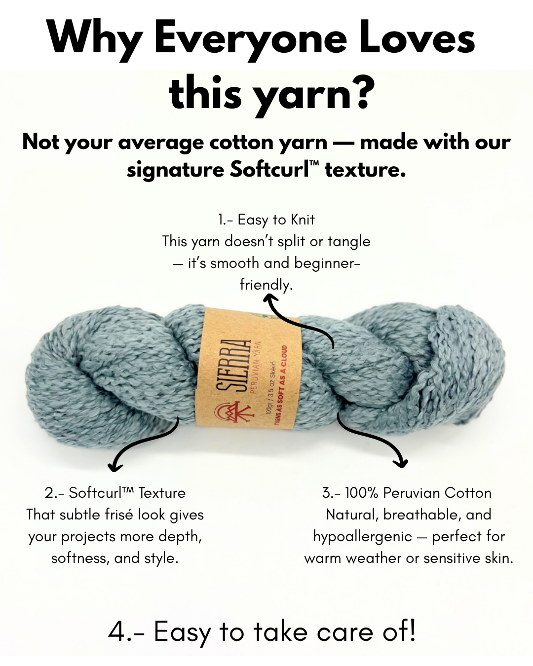 Soleil Tank - Cotton - Beginner's Knitting Kit
