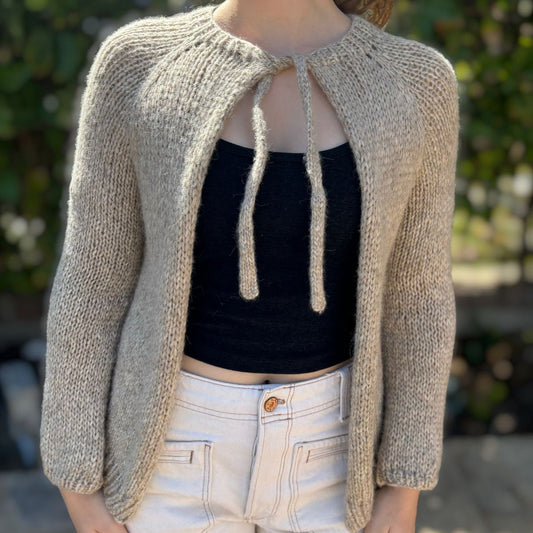Plié Cardigan - Knitting Kit