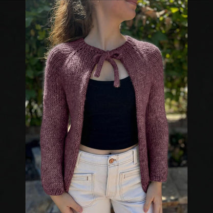 Plié Cardigan - Knitting Kit