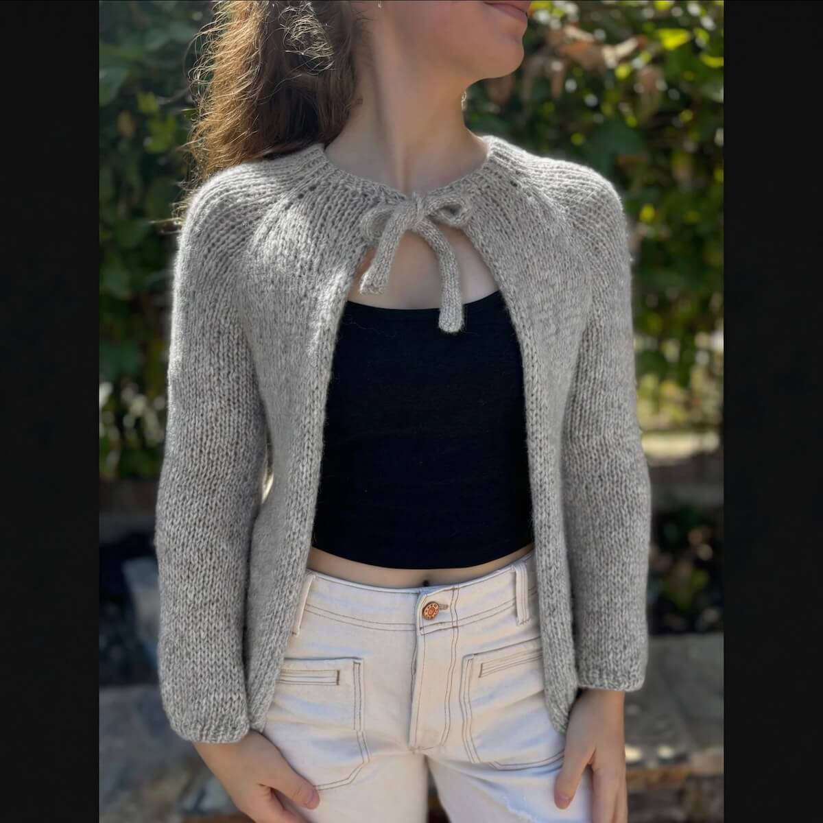 Plié Cardigan - Knitting Kit