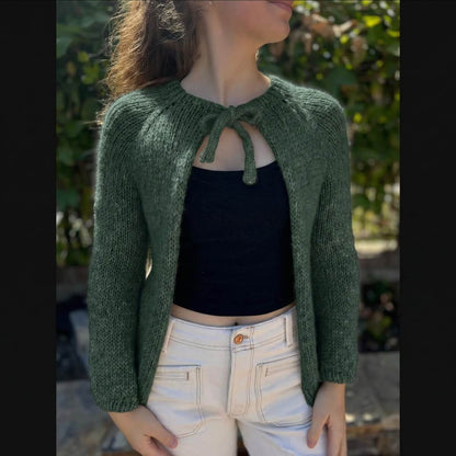 Plié Cardigan - Knitting Kit