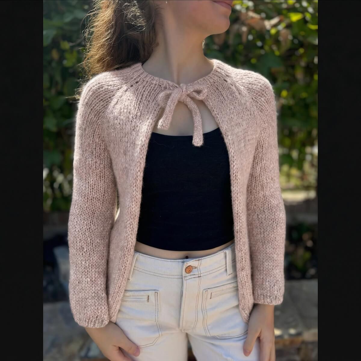 Plié Cardigan - Knitting Kit