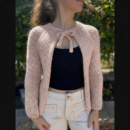 Plié Cardigan - Knitting Kit