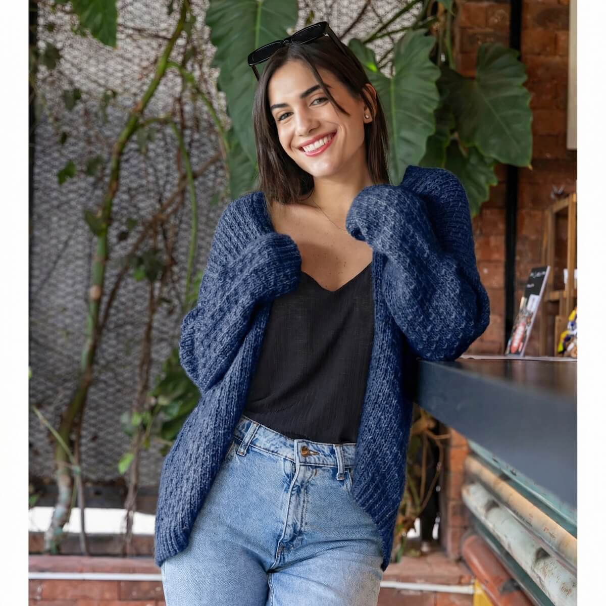 Solid Whispers Cardigan - Knitting Kit