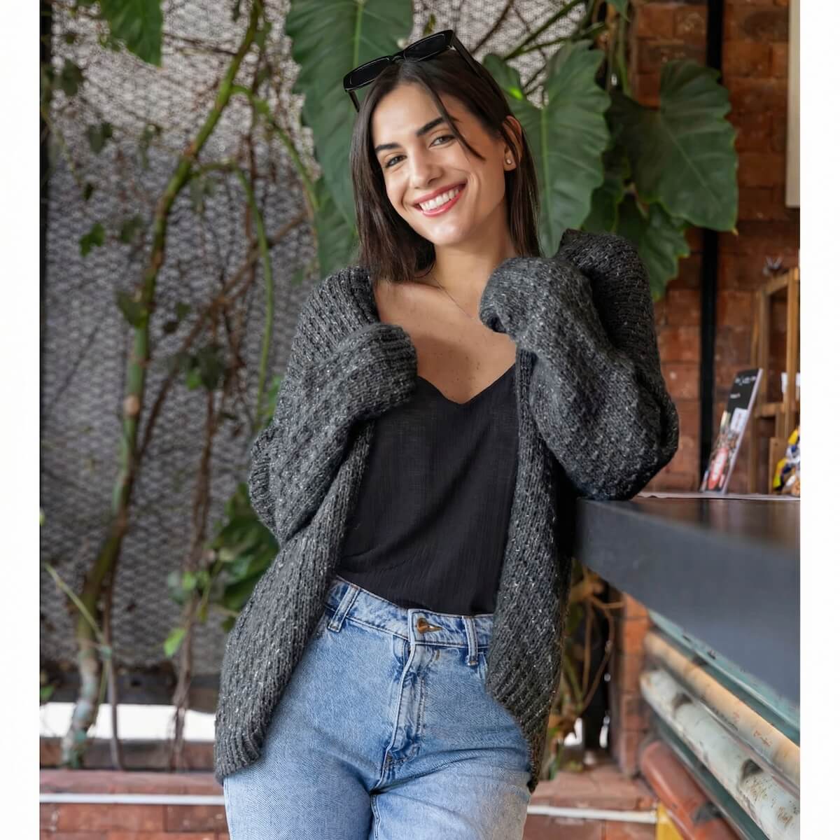 Solid Whispers Cardigan - Knitting Kit