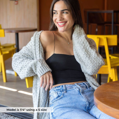 Solid Whispers Cardigan - Knitting Kit