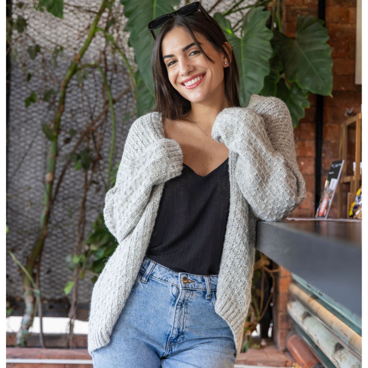 Solid Whispers Cardigan - Knitting Kit