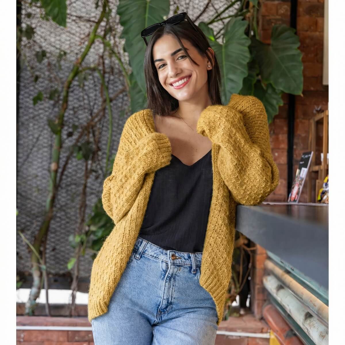 Solid Whispers Cardigan - Knitting Kit