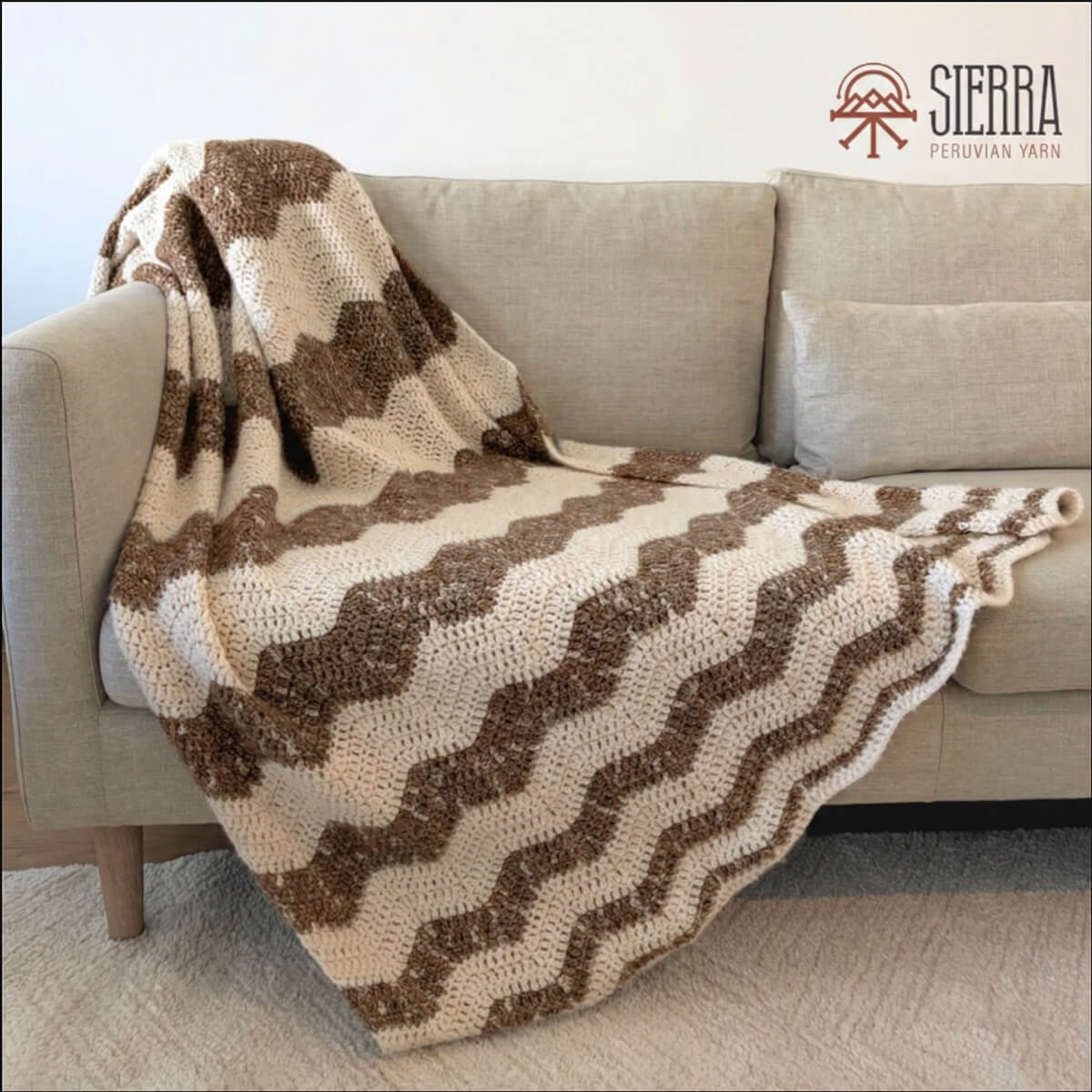 California Waves Blanket - Crochet Kit