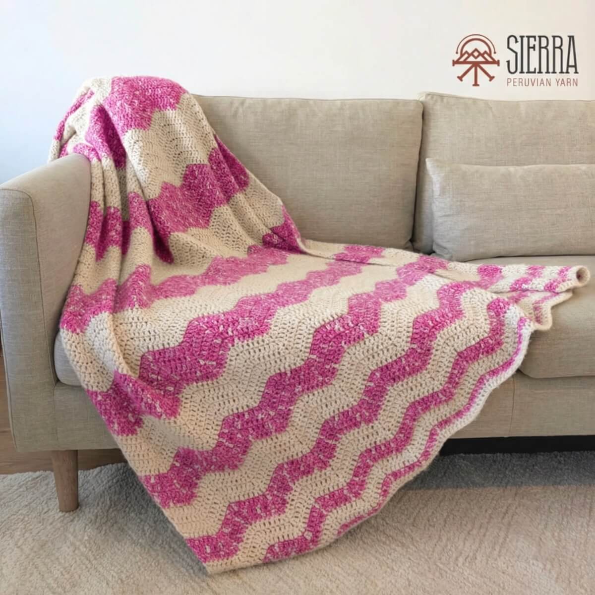 California Waves Blanket - Crochet Kit