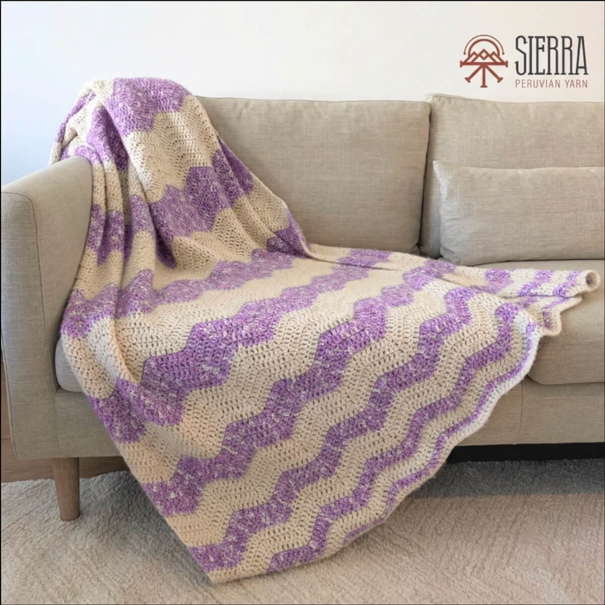 California Waves Blanket - Crochet Kit