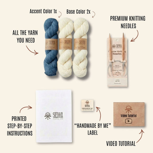The Minimal Tee Top - Knitting Kit
