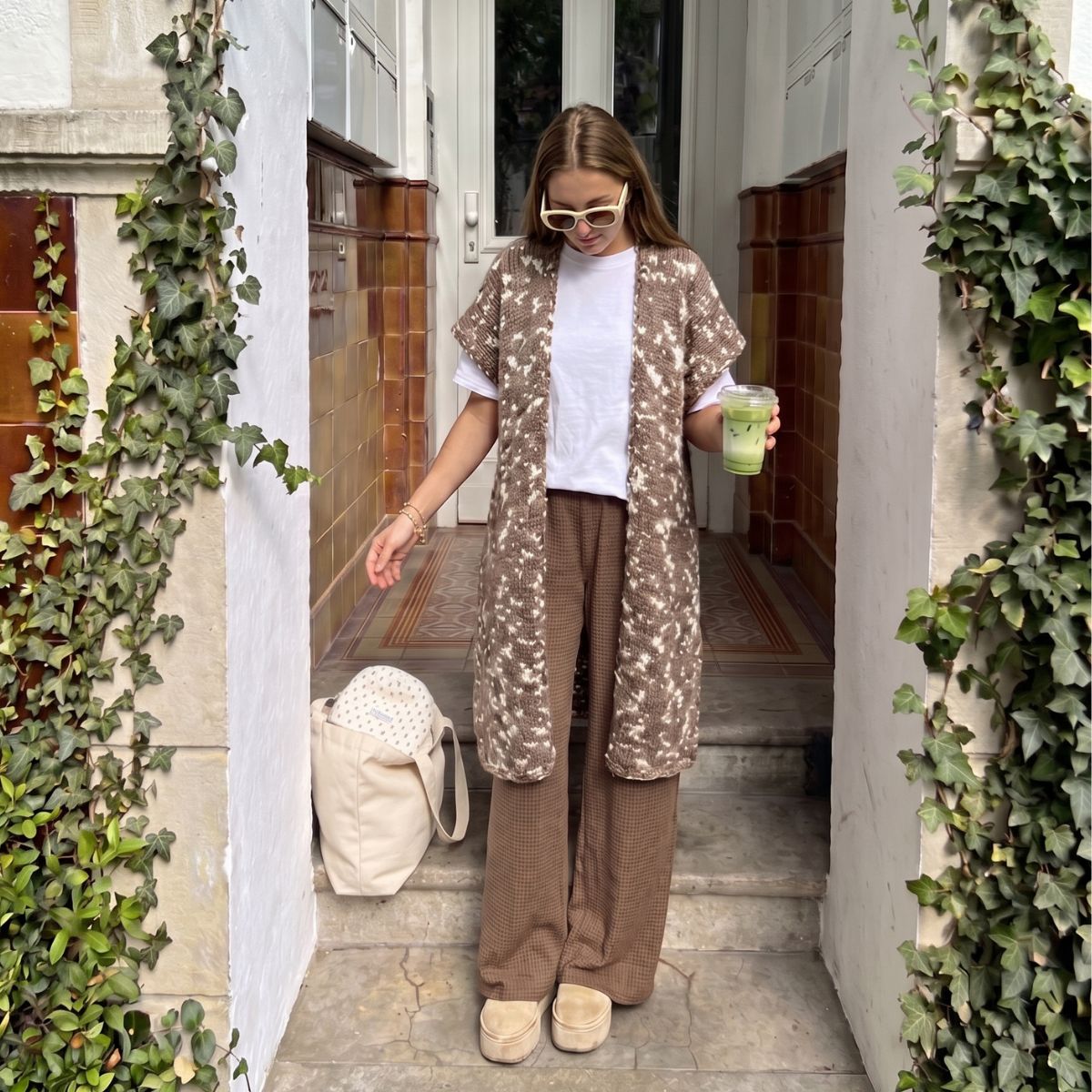 The Open Road Long Vest - Knitting Kit