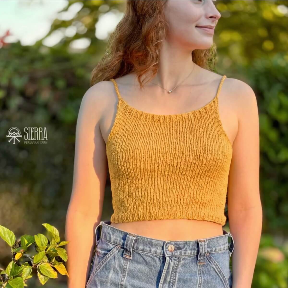 Soleil Tank - Cotton - Beginner's Knitting Kit