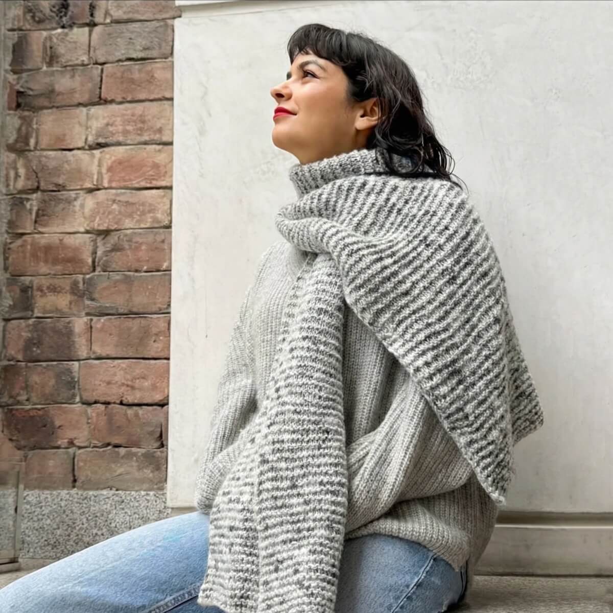 The Aurora Scarf - Beginner Knitting Kit