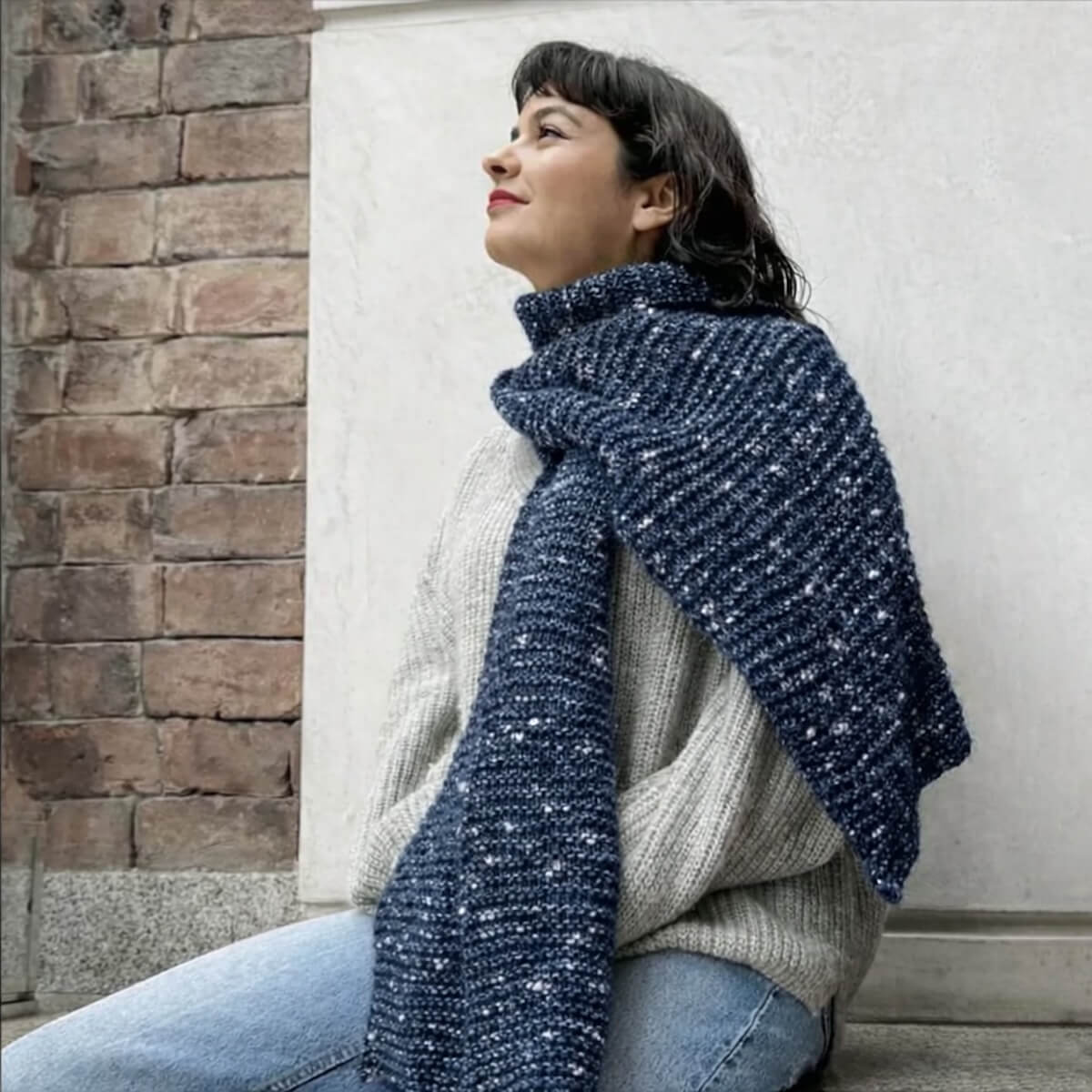 The Aurora Scarf - Beginner Knitting Kit