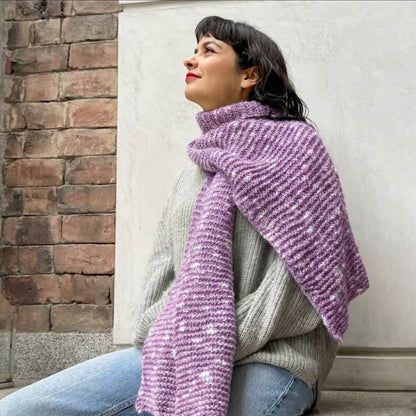 The Aurora Scarf - Beginner Knitting Kit