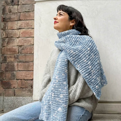 The Aurora Scarf - Beginner Knitting Kit