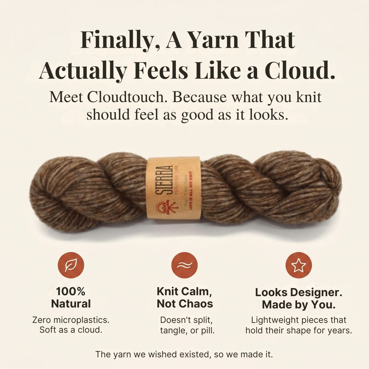Why Cloudtouch Baby Alpaca Pima Cotton Feels Different From Regular Yarn Non-Itchy Sweater Knitting Kits Infographic